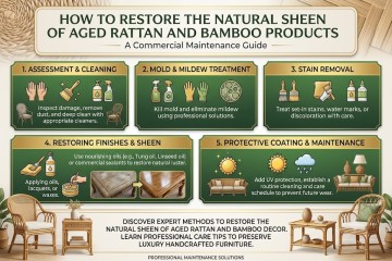 How to Restore the Natural Sheen of Aged Rattan and Bamboo Products: A Commercial Maintenance Guide